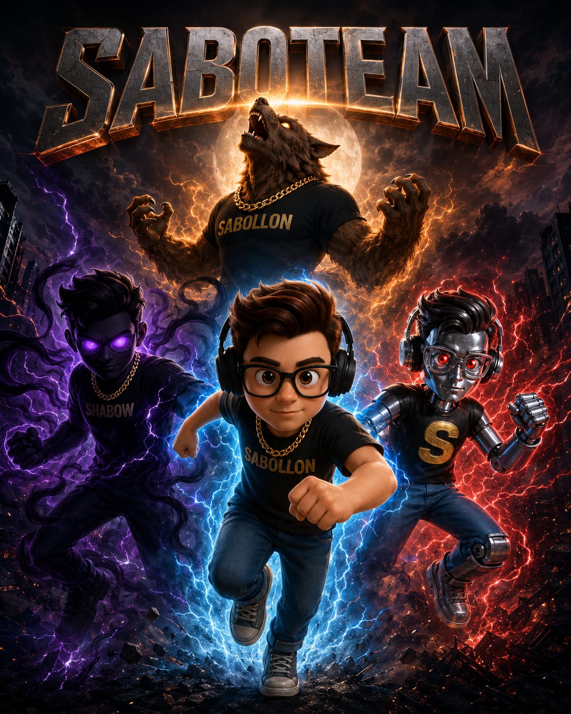 Saboteam AI Poster